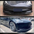 Tesla Model 3 2017- Nakładka na Przedni Zderzak Lip V1 (2017-2023, Carbon) zdjęcia 3