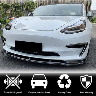 Nakładka na Przedni Zderzak Lip V5 (2017-2023, Carbon) Tesla Model 3 2017- zdjęcia 2