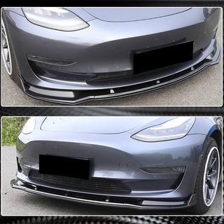 Nakładka na Przedni Zderzak Lip V5 (2017-2023, Carbon) Tesla Model 3 2017- zdjęcia 4
