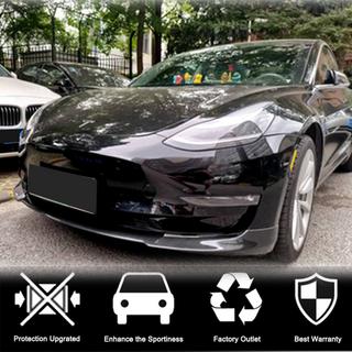 Nakładka na Przedni Zderzak Lip V6 (2017-2023, Carbon) Tesla Model 3 2017- zdjęcia 3