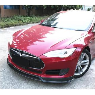 Nakładka na Przedni Zderzak Lip V2 (2012-2016, Carbon) Tesla Model S 2012– zdjęcia 2