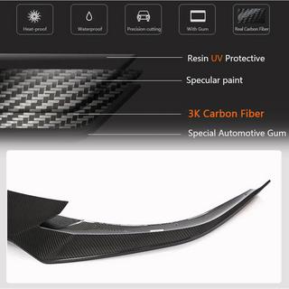 Nakładka na przedni zderzak Lip V1 (2021+, Carbon) Tesla Model S 2012– zdjęcia 3