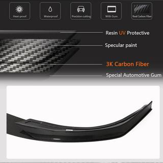 Nakładka na Przedni Zderzak Lip V2 (2021+, Carbon) Tesla Model S 2012– zdjęcia 3