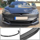Tesla Model S 2012– Nakładka na Przedni Zderzak Lip (2016-2021, Carbon) zdjęcia 1