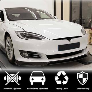 Nakładka na Przedni Zderzak Lip (2016-2021, Carbon) Tesla Model S 2012– zdjęcia 2