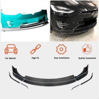 Nakładka na Przedni Zderzak Lip (2015-2021, Carbon) Tesla Model X 2015- zdjęcia 2