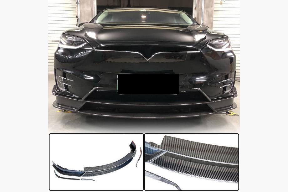 Tesla Model X 2015- Lotka Zderzaka Przedniego Carbon V3 (2016-2020) Image