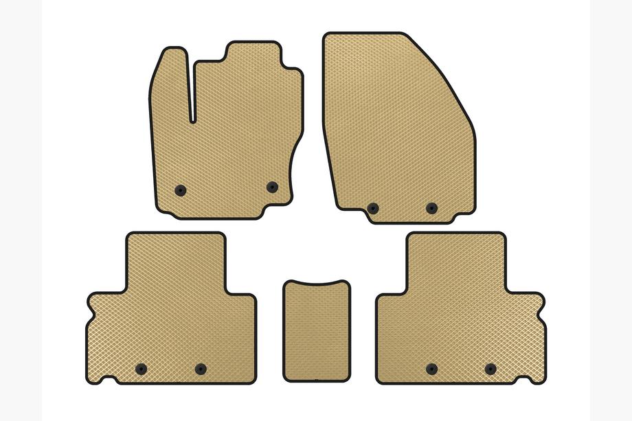Ford S-Max 2007-2014 Dywaniki EVA (Beżowe) Image