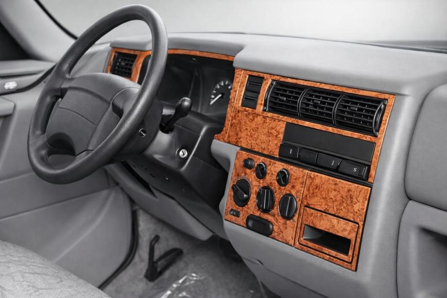 Volkswagen T4 Transporter 1990-2003 Nakładki na deskę rozdzielczą (1996-1999) Drewno Zdjęcia 6