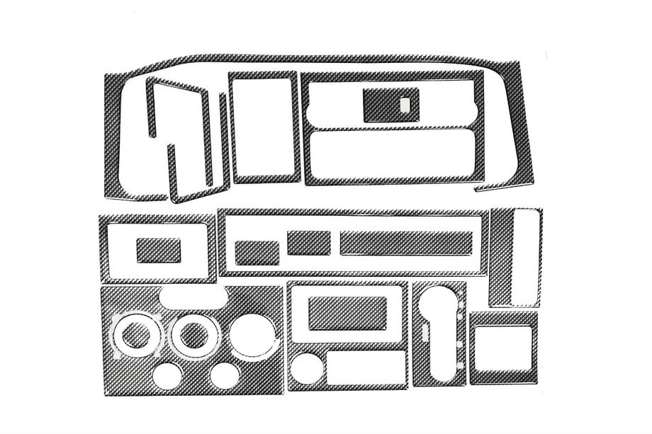 Volkswagen T4 Transporter 1990-2003 Nakładki na deskę rozdzielczą (1996-1999) Drewno Zdjęcia 5