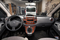 Peugeot Partner Tepee 2008-2018 Tuning wnętrza auta (kolory do wyboru) Aluminium zdjęcia 1