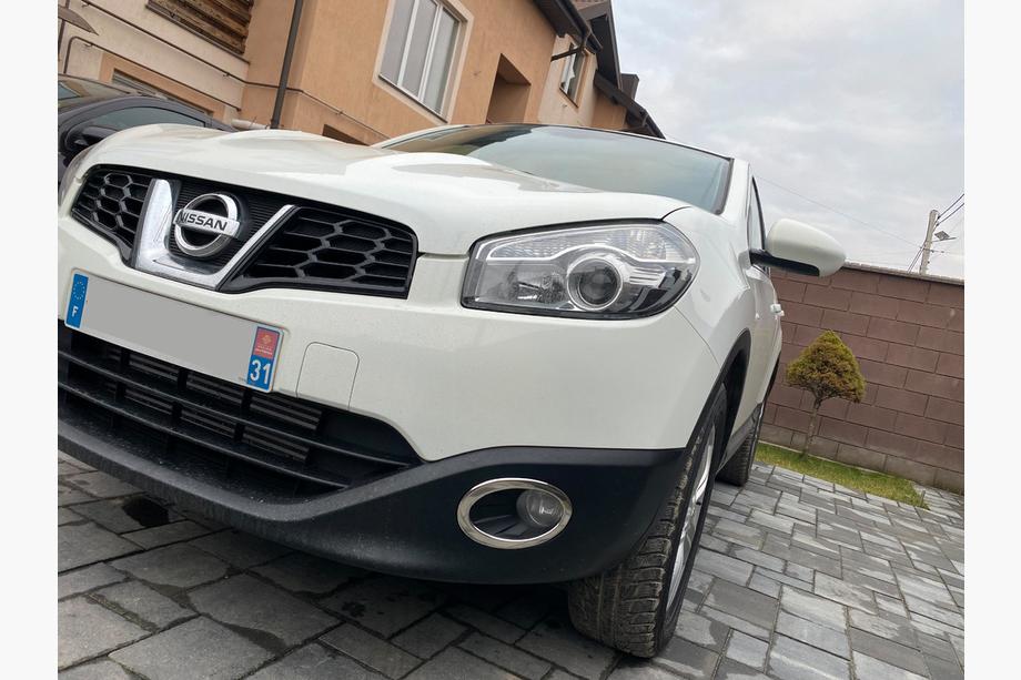 Nissan Qashqai 2010-2014 Obramowania halogenow tylko zewnetrzne (2 szt, stal nierdzewna) Zdjęcia 4