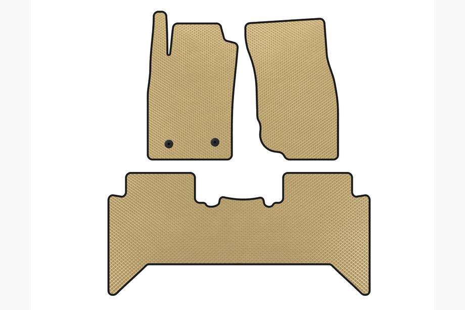 Toyota Hilux 2006-2015 Dywaniki EVA V2 (Beżowe) Image