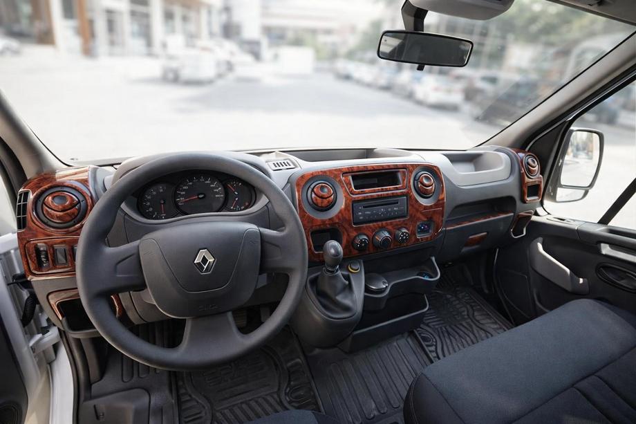 Renault Master 2011-2023 Nakładki na deskę rozdzielczą (zestaw mały) Image