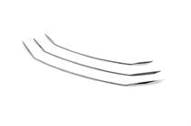 Hyundai Elantra (MD/UD) 2011-2015 Nakładki na grill (3 szt., stal nierdzewna) zdjęcia 3