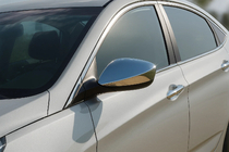 Hyundai Elantra (MD/UD) 2011-2015 Nakładki na lusterka bez kierunkowskazu (2 szt., stal nierdzewna) zdjęcia 1