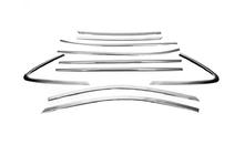 Hyundai IX-35 2010-2015 Zestaw chromowanych obramowań szyb (10 szt, stal nierdzewna) zdjęcia 3