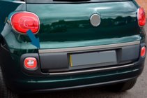 Fiat 500/500L 2013-2022 Listwa bagażnika stal nierdzewna Carmos - Turecka Stal Nierdzewna zdjęcia 3