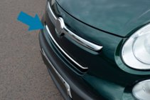 Fiat 500/500L 2013-2022 Nakładki na Grilla Chromowane (Popstar, Stal Nierdzewna) zdjęcia 2
