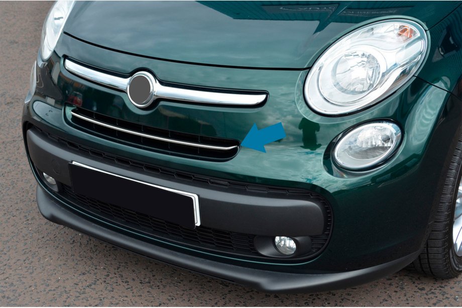Fiat 500/500L 2013-2022 Nakładki na Grilla Chromowane (Popstar, Stal Nierdzewna) Image