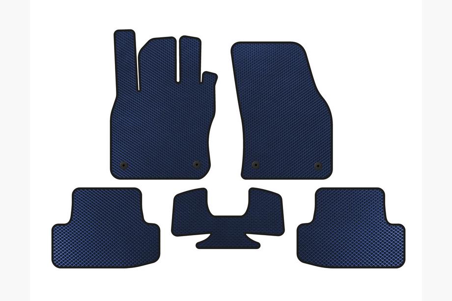 Audi Q2 2016- Dywaniki EVA (Niebieskie) Image