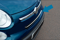Fiat 500/500L 2013-2022 Nakładki na grill (Rockstar, stal nierdzewna) zdjęcia 1