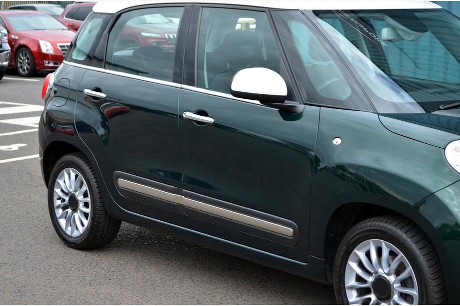 Fiat 500/500L 2013-2022 Listwy szyb (6 szt, stal nierdzewna) Zdjęcia 3
