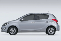 Hyundai I-20 2012-2014 Nakładki na Klamek Chromowane (4 szt., Stal Nierdzewna) Carmos - Turecka Stal Nierdzewna zdjęcia 1