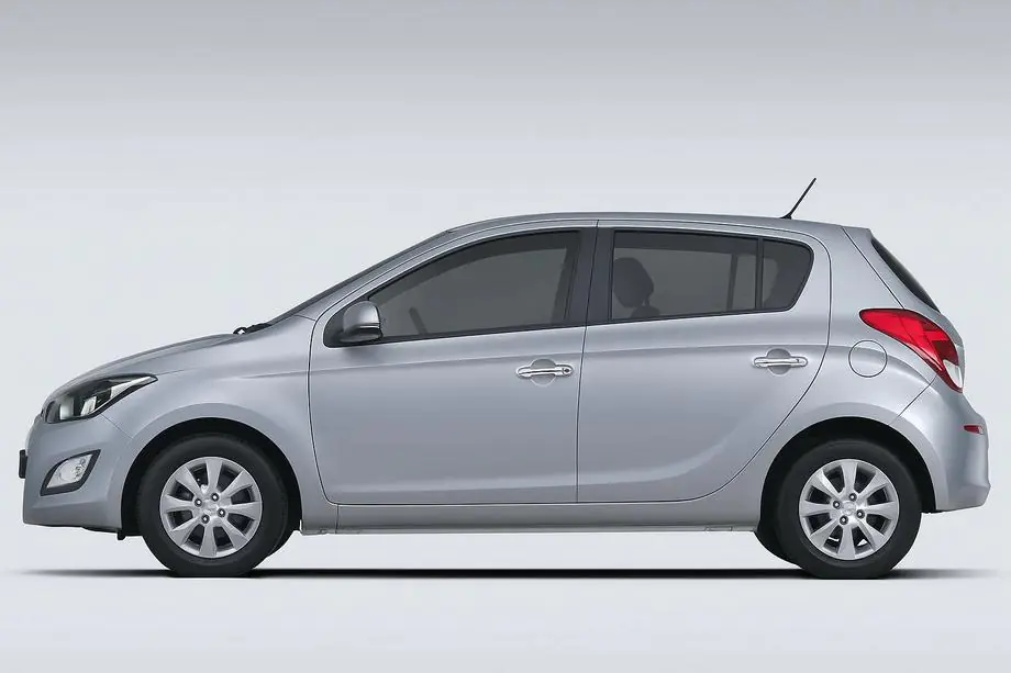 Hyundai I-20 2012-2014 Nakładki na Klamek Chromowane (4 szt., Stal Nierdzewna) Image
