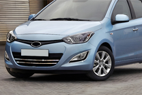 Hyundai I-20 2012-2014 Chromowane Nakładki na Światła Przeciwmgielne (2 szt., Stal Nierdzewna) zdjęcia 1