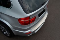 BMW X5 E70 2007-2013 Nakładka na tylny zderzak OmsaLine (stal nierdzewna) zdjęcia 3