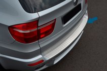 BMW X5 E70 2007-2013 Nakładka na tylny zderzak OmsaLine (stal nierdzewna) zdjęcia 1