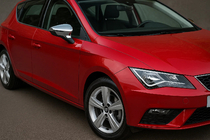 Seat Leon 2013-2020 Nakładki na Lusterka (2 szt., Stal Nierdzewna) zdjęcia 2