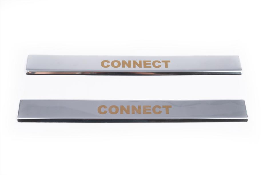 Ford Connect 2002–2006 Nakładki progowe stal nierdzewna Carmos V1 (2 szt.) Zdjęcia 2