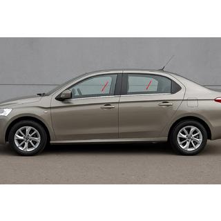 Listwy ozdobne okien nierdzewne Citroen C-Elysee 2013-2022 zdjęcia 4