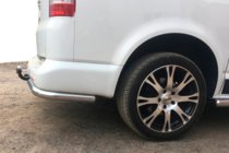 Volkswagen T5 Transporter 2003-2010 Tylne Narożniki AK003 (2 szt, Stal Nierdzewna) zdjęcia 1