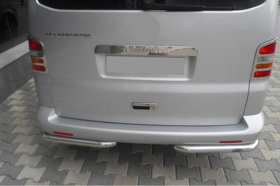 Volkswagen T5 Multivan 2003–2010 Tylne narożniki AK003 (2 szt., stal nierdzewna) Zdjęcia 8