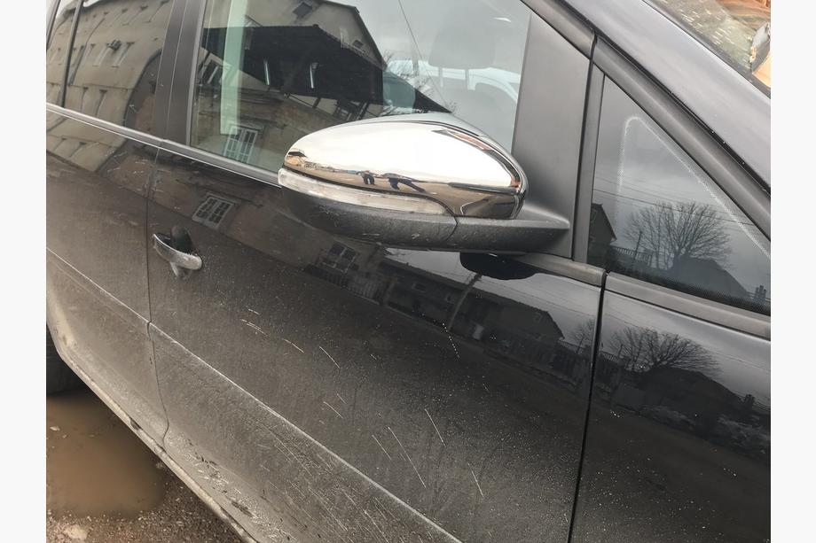 Volkswagen Touran 2010-2015 Nakładki na Lusterka (2 szt, Stal Nierdzewna) OmsaLine - Włoska Stal Nierdzewna Zdjęcia 3