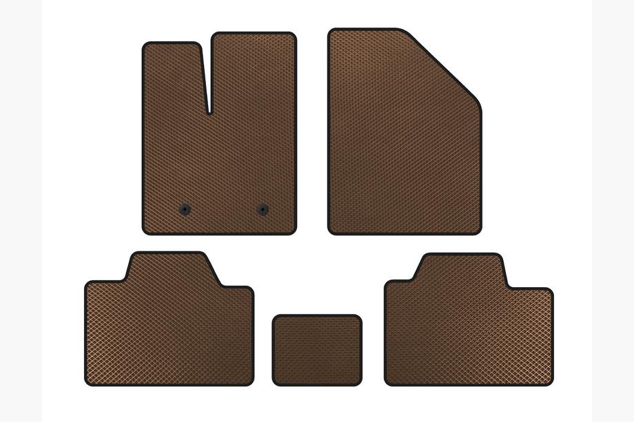 Ford Edge 2006-2014 Dywaniki EVA (Brązowe) Image