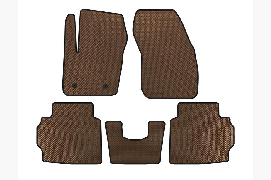Ford Mondeo 2014-2022 Dywaniki EVA (LB, Brązowe) Image