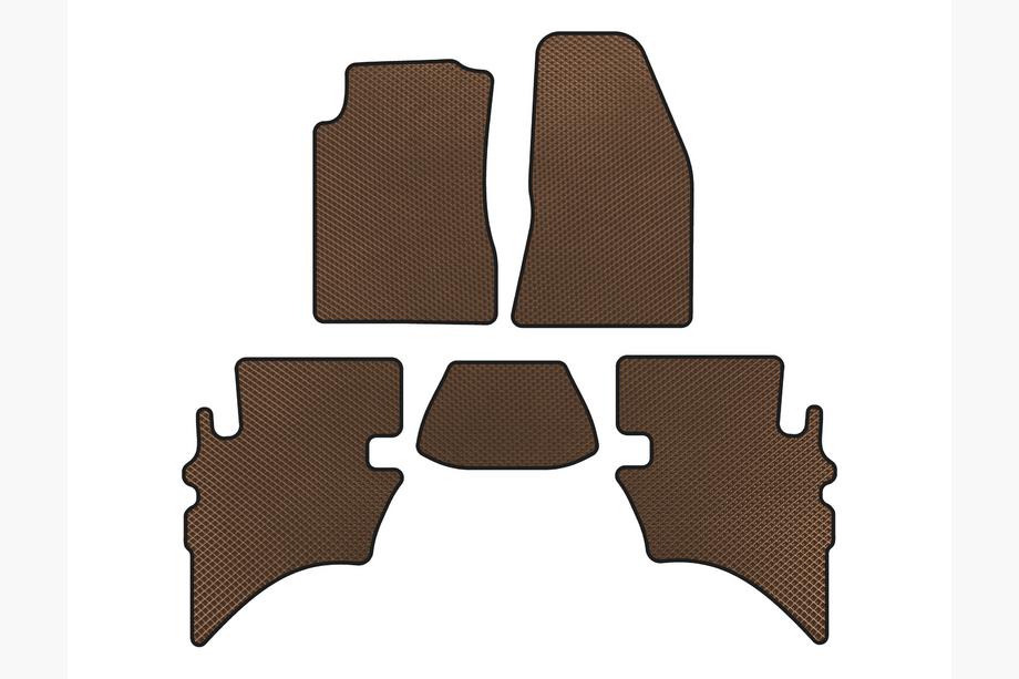 Ford Ranger 2002-2006 Dywaniki EVA (Brązowe) Image