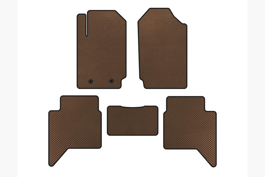 Ford Ranger 2011–2022 Dywaniki EVA (Brązowe) Image