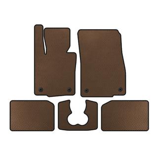 Dywaniki EVA (do S F55, 5-drzwiowy, Brązowy) Mini Cooper F55/56/57 2014-2023
