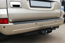 Toyota Land Cruiser Prado 120 2002-2009 Chromowana nakładka na klamkę klapy bagażnika (stal nierdzewna) zdjęcia 1
