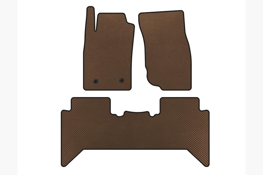 Toyota Hilux 2006-2015 Dywaniki EVA V2 (Brązowe) Image