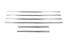 Toyota Land Cruiser Prado 120 2002-2009 Zewnetrzne listwy okienne stal nierdzewna (6 szt) Carmos - Turecka Stal Nierdzewna zdjęcia 5