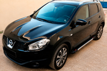 Nissan Qashqai 2007-2010 Progi Boczné RedLine V1 (2 szt., aluminium) zdjęcia 1