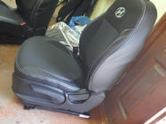 Hyundai Accent 2011-2017 Pokrowce Samochodowe (Skóra Syntetyczna↗Tkanina, Premium) zdjęcia 5