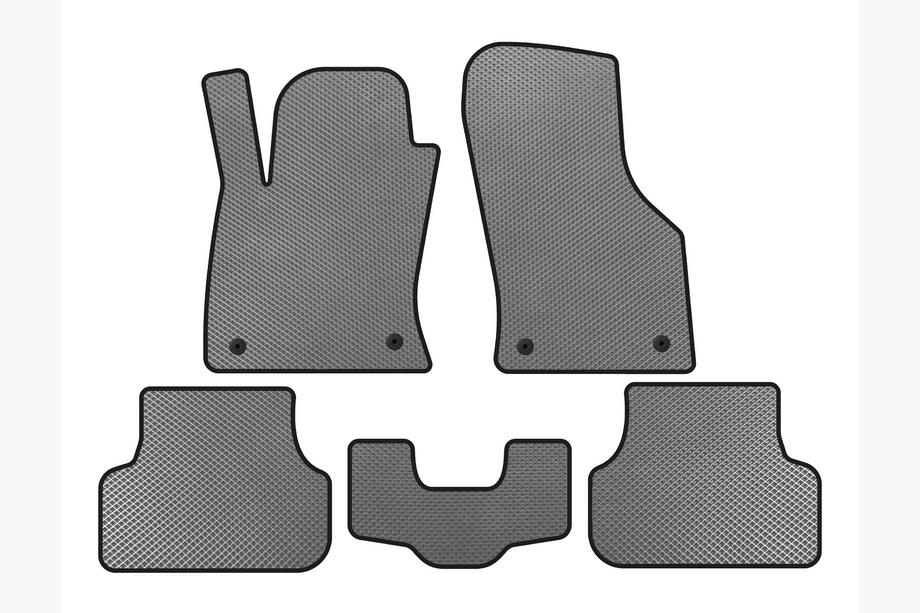 Seat Leon 2013-2020 Dywaniki EVA (2013-2016, SW, Szary) Image
