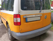 Volkswagen Caddy 2010-2015 Listwa chromowana nad tablicą rejestracyjną (2-drzwiowy, stal nierdzewna) zdjęcia 1